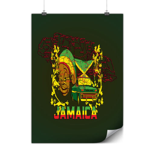 Jamaica Rasta Matte//Glossy PosterWellcoda