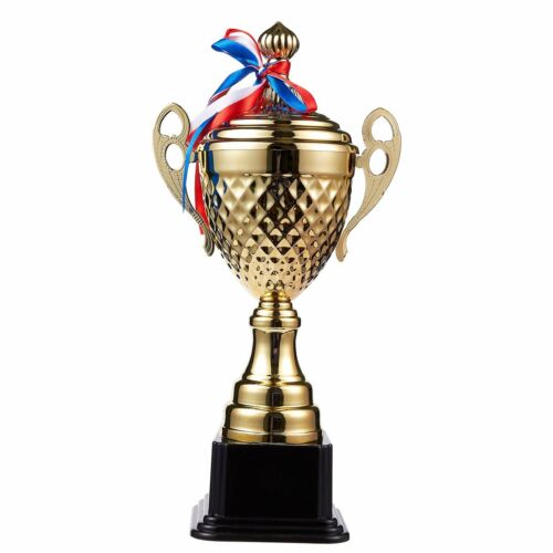 Competitions Gold Trophy for Sport Tournaments Juvale Large Trophy Cup Gold,