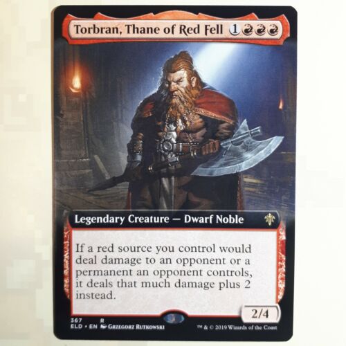 Throne of Eldraine Thane of Red Fell EXTENDED Torbran Magic//mtg