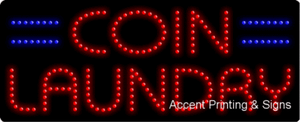 COIN LAUNDRY High Impact eye catching LED SIGN
