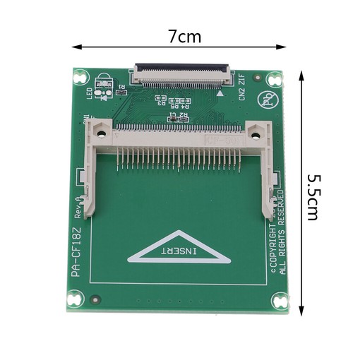 1Pc CF compact flash card to 1.8 Inch ZIF//CE adapter for ipod 5G 6G ES