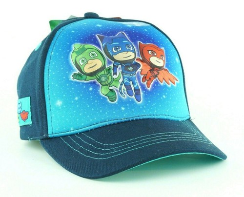 PJ Masks Boys Baseball Cap Hat Adjustable Strap Cartoon for Kids Red//Blue