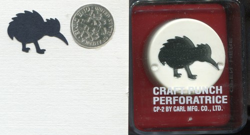Medium New Zealand Kiwi Bird Paper Punch Scrapbook-Cardmaking-Quilling