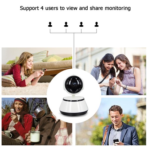 Digital Wireless Babyphone mit Kamera Video Monitor Nachtsicht Babypflege HD720P