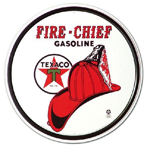 Texaco Fire Chief Gas Filling Station Gasoline Metal Tin Sign MADE in the USA