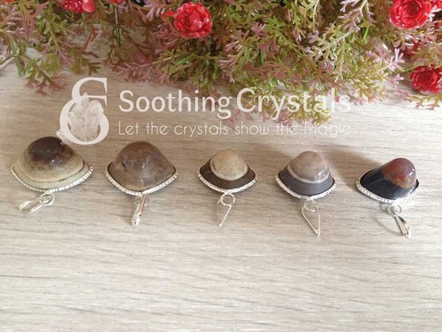 Agate Oeil Pendentif Natural Gemstone Healing Stone Collier Pendentif