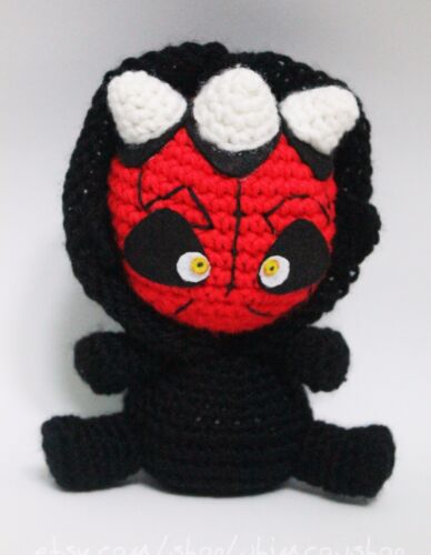 Darth Maul Star Wars Inspired Amigurumi Plushie Stuffed Toy Doll handmade gift