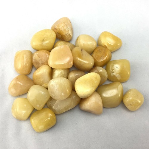 One Medium Tumbled Himalayan Gold Quartz Stone of the Golden Ray Crystal 1