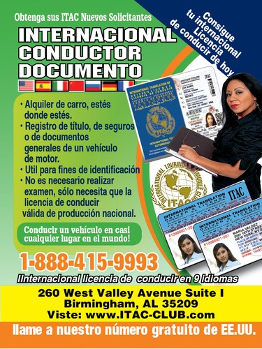 NEW ITAC International Drivers License 2yrs