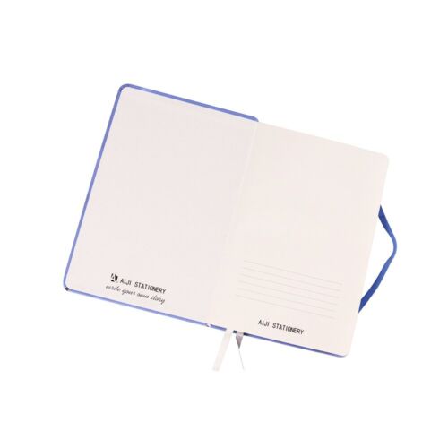 Notizbuch/Tagebuch, AIJI PU Saffian Grau Gepunktet zwischen A5 A6 100g/m² 