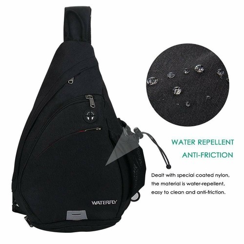 Waterfly Sling Backpack Sling Bag Small Crossbody Daypack Casual Backpack Bag