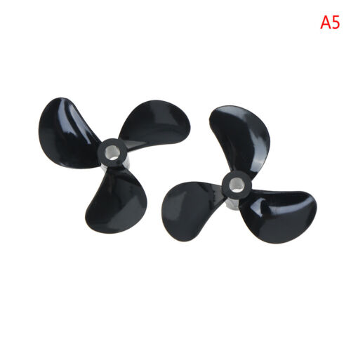 1 pairs Rc boat blades paddle 3 blades nylon boat propeller positive /& rever.ABD