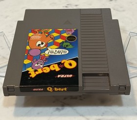 Q Bert - Authentic Nintendo NES Game - Tested & Works Cartridge Only