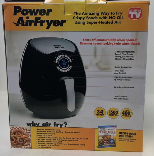 power air fryer xl 3.4 quart