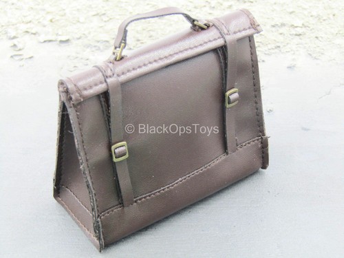 Brown Leather Like Bag The Bad 1//6 scale toy Cowboy