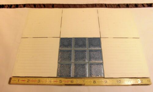 NOS 6 Ceramic Tiles *Cobalt Blue*Crystalline Glazed by American Olean...4-1/4" 