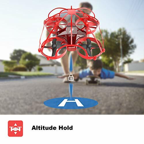 Mini Drone for Kids,Drone for Beginner,Remote Control Drone Toys,360° Red