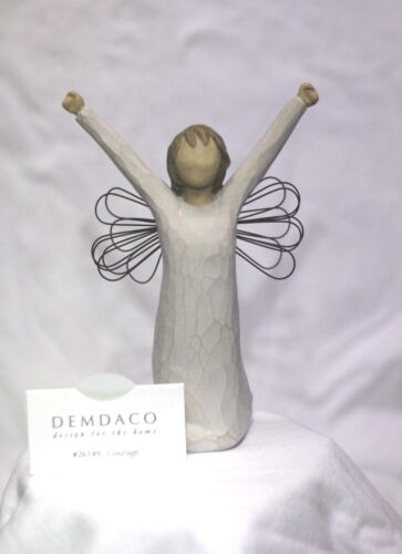 ANGEL figurine statue COURAGE Willow Tree inspiration Wedding Baby Shower Gift