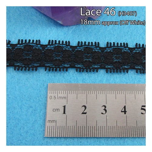5 METRES NON ELASTICATED and ELASTIC LACE TRIMMING *46 STYLES* HABERDASHERY TRIM
