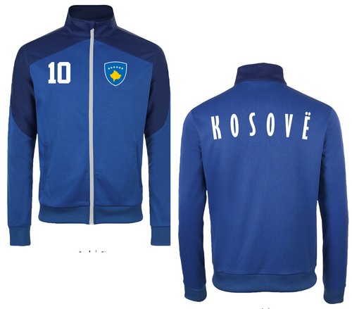 Kosovo chaqueta Sweater Royal monu nº 10 camiseta look ZIP nación fútbol WM