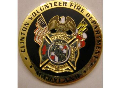 Fire Department Challenge Coin Clinton Maryland Vol
