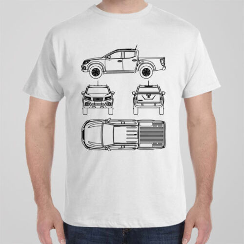 Funny cool T-shirt Nissan NAVARA blueprint D21 D22 D23 D40 4WD gift for men 