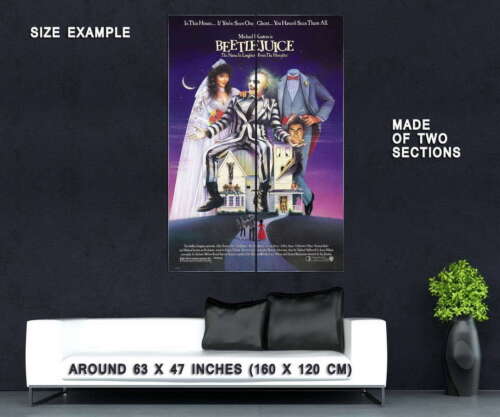 72345 Beetlejuice 1988 Movie Wall Print POSTER Affiche