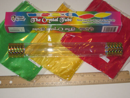Stage or Schools Goshman Kids Pure Silks by The Crystal Tube Magic Trick 