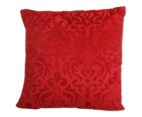 5 Pcs Velvet Red Cushion Cover Set of 5-16x16 Inch 