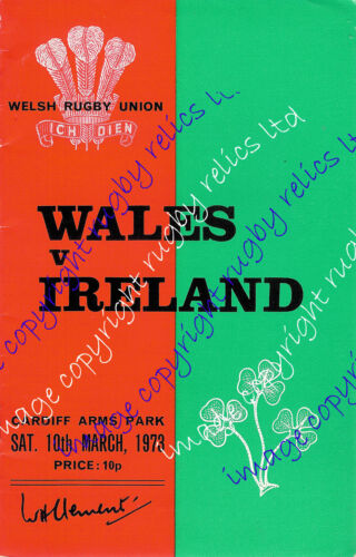 WALES v IRELAND 1955-2001 WELSH & IRISH RUGBY PROGRAMMES ***CHEAPEST ON *** 