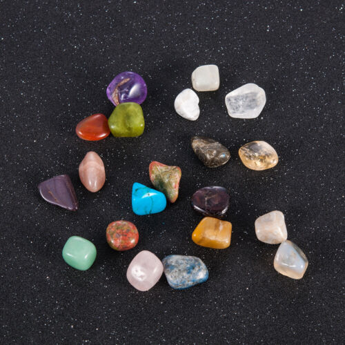 Details about  / Set of 20 Pcs Healing Crystal Natural Gemstone Reiki Chakra Collection Stone Kit
