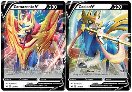 Pokemon GALAR Collection JUMBO Cards Zacian AND Zamazenta Set of 2 NEW! 