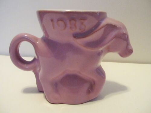 1983 Frankoma Democratic Party Donkey Mug Collectible Pottery