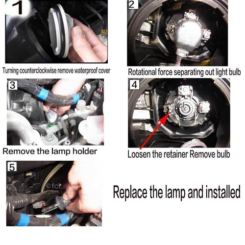 2X35W D2S D2R D2C Xenon Bulb Car Replace HID Factory Headlight HIGH POWER 5K-10K