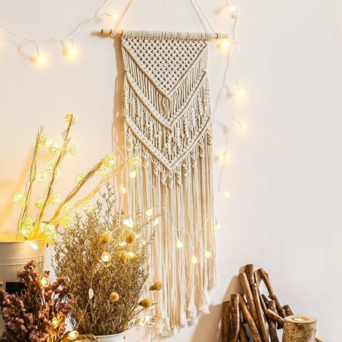Nordic macrame wall hanging handmade macrame tapestry cotton home decoration
