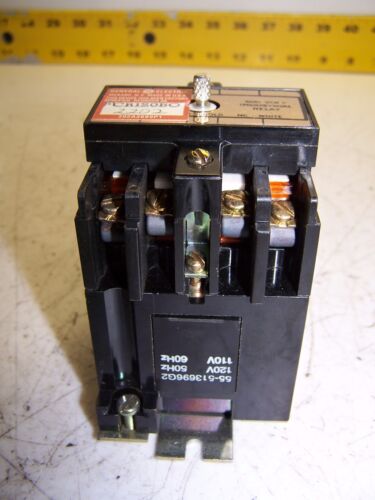 GE GENERAL ELECTRIC INDUSTRIAL RELAY 600 VAC 120 VOLT COIL CR120BO 2202 