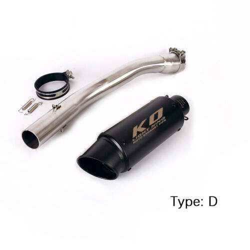 For 1998-2005 Yamaha R6 YZF-R6 Motorcycle Exhaust Pipe Slip On 51mm Muffler Pipe 