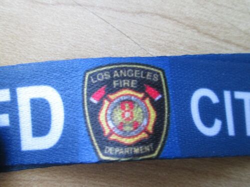 LAFD LOS ANGELES FIRE  DEPARTMENT LANYARD KEY OR ID HOLDER NEW
