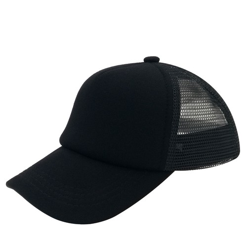 Kids Child Blank Trucker Hats Mesh Caps Snapbacks Hats 54-58cm Summer Fall
