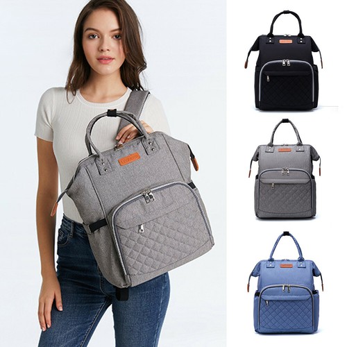 Multi-functional mother bag Diaper Nappy Backpack Mom Changing Travel Bag UK