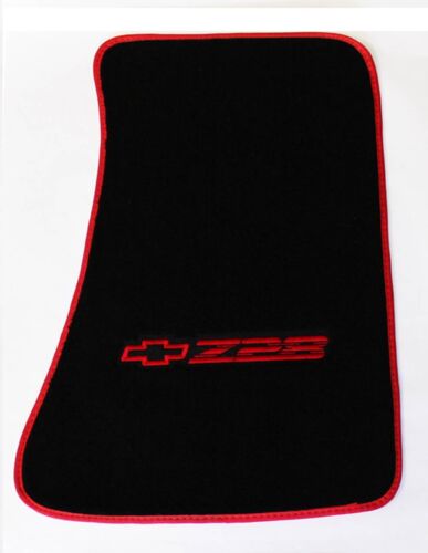NEW Carpet Floor Mats 1982-2002 Camaro SS Embroidered Logo in Red on All 4