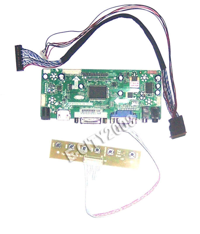 HDMI+DVI+VGA+Audio Controller Board Driver Kit for LTN156AT05 LTN156AT02