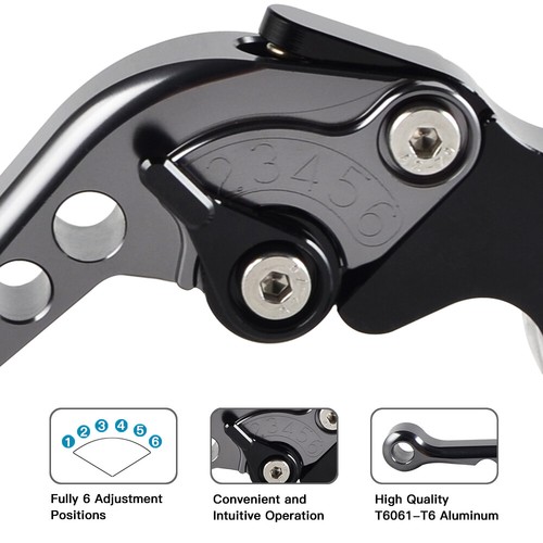 CNC Long Brake Clutch Levers Adjustable For Hyosung GT250R GT650R 2006-2009