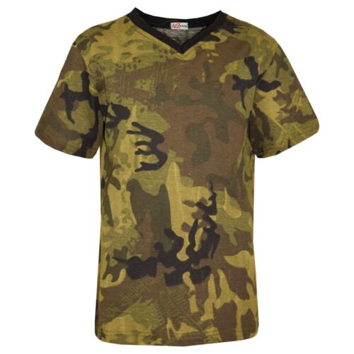 Enfants Garçons Vert Designer 100/% Coton Uni T-shirt Tee Ringspun T Shirts 2-13