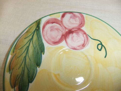 c4 Pottery RB Alcobaca Portugal bright fruit hand painted ceramic tableware 1D6B 