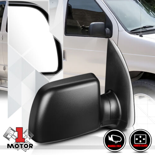Right Passenger Side Power Foldable Replacement Mirror for 94-04 E150//Econoline