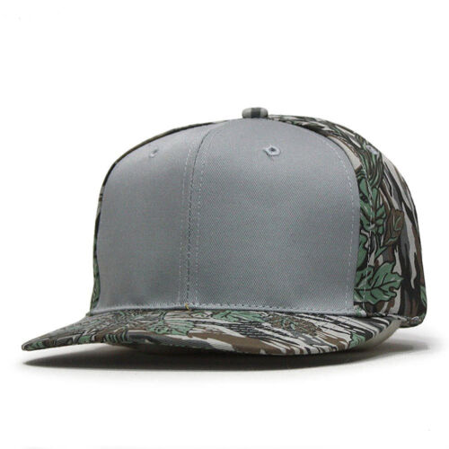 Camouflage Cotton Twill Visor Adjustable Snapback Baseball Cap 