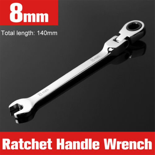 6-32mm Adjustable Ratchet Wrench Set Activities Flexible Open End Repair Tool