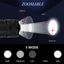 3500LM XHP50 LED Flashlight Zoomable Powerful Torch 5 Modes Light Adjust Focus