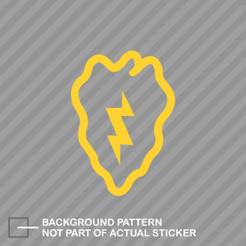 25th Infantry Division Sticker Decal Vinyl tropic lightning